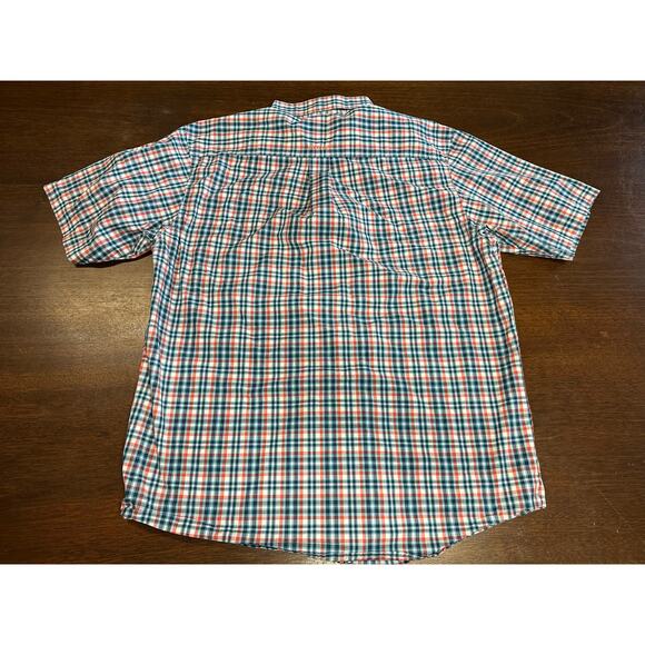 Ariat Pro Series Shirt Mens Large Blue Plaid Western Casual Outdoor Cowboy Aztec - Picture 4 of 12